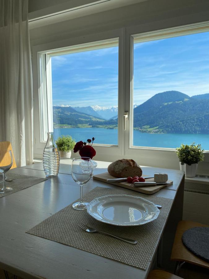 Beautiful Apartment With Fantastic Views Oberägeri Exterior foto